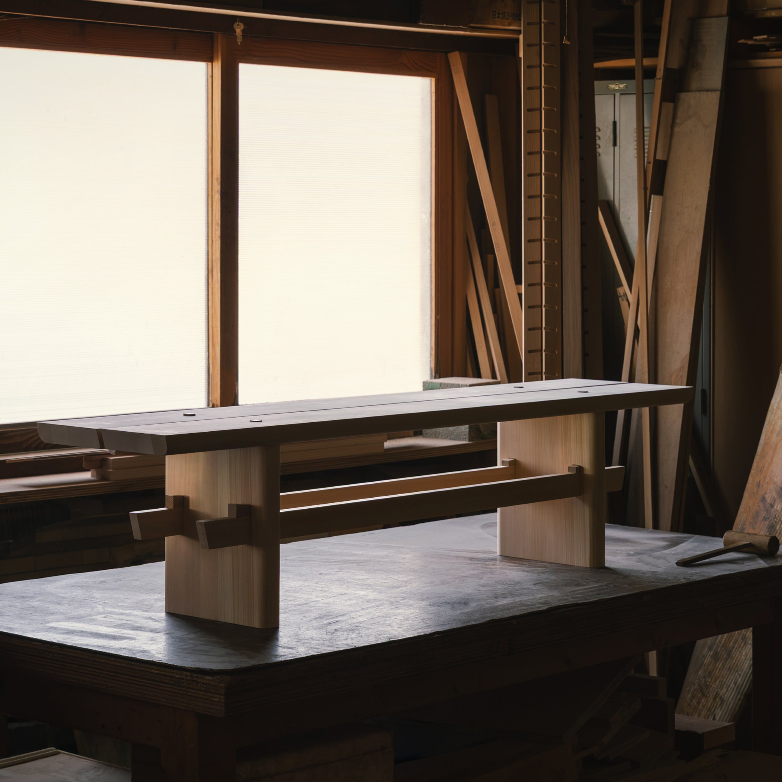 Joinery Bench Black | POJ Studio x Norm Architects