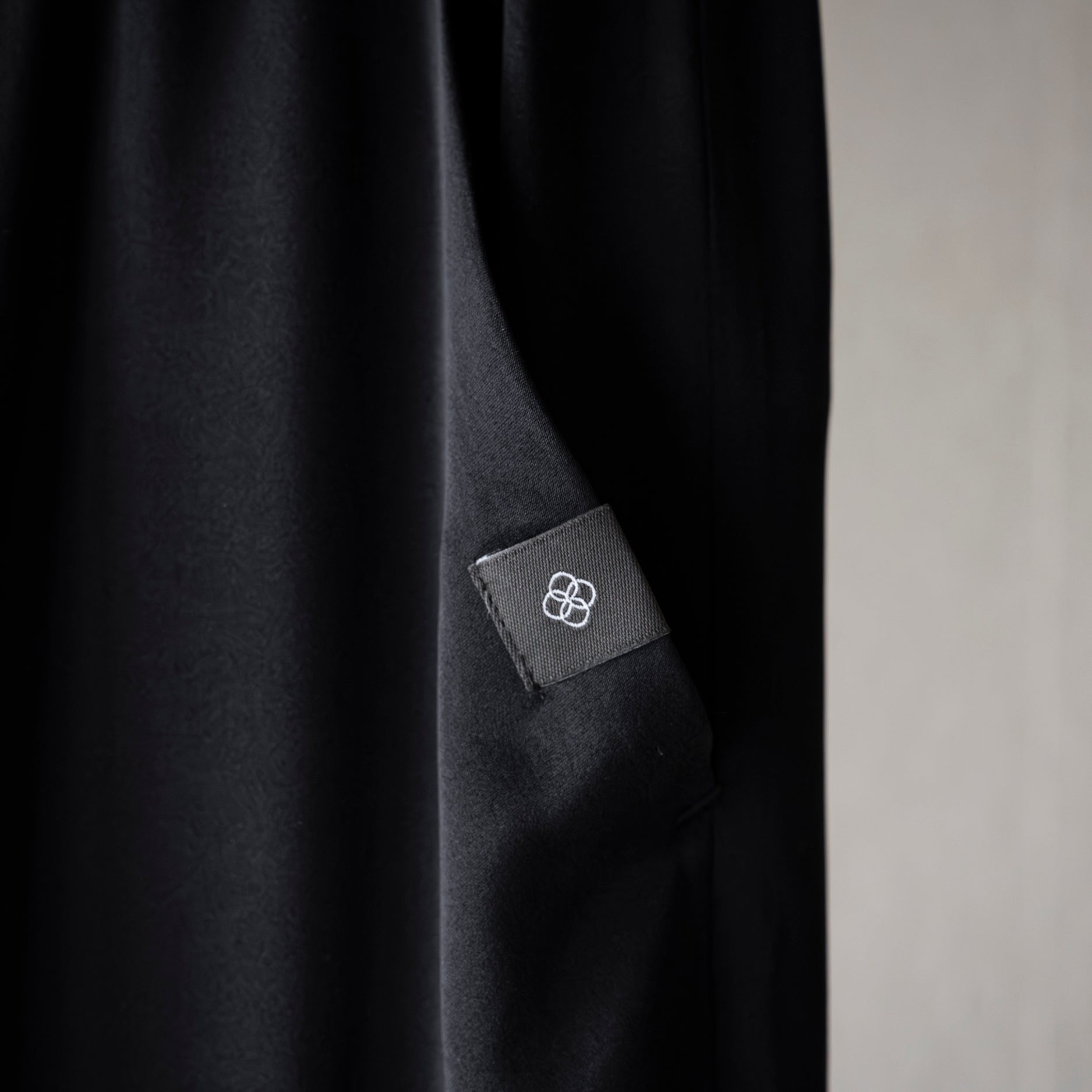 Silk Pajamas | Long Pants - Black