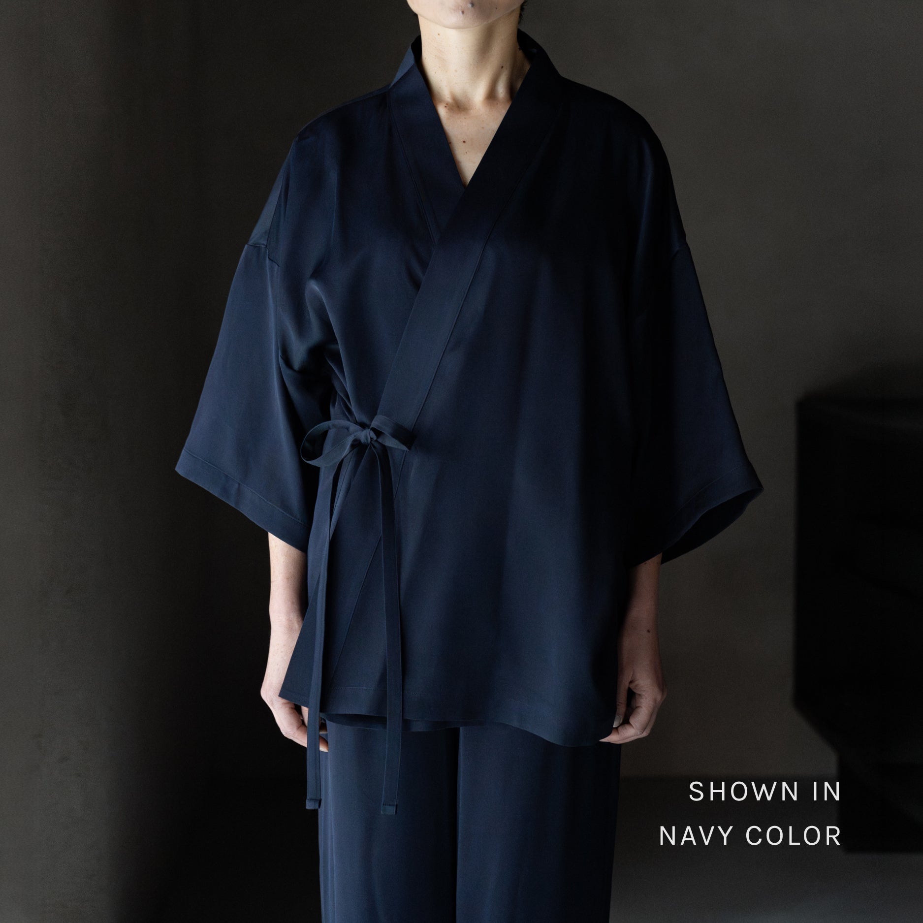 Silk Pajamas | Long Pants - Black
