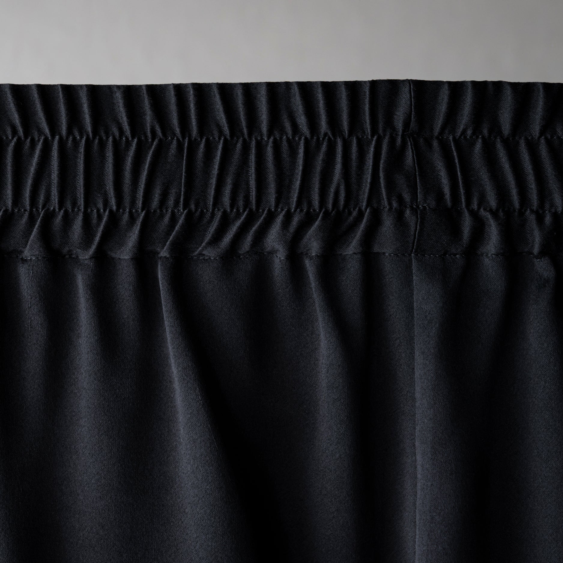 Silk Pajama | Shorts - Black