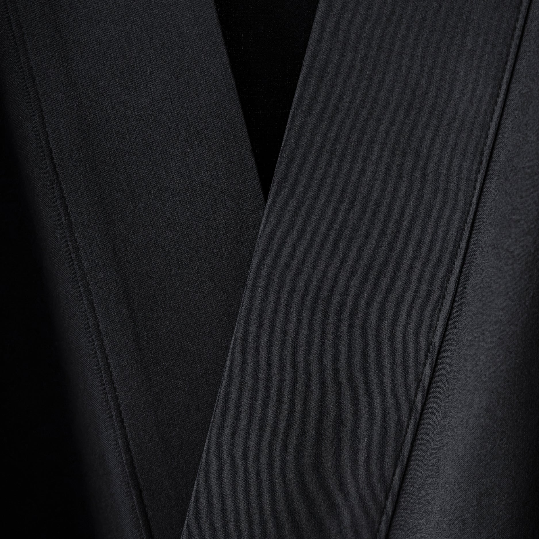 Silk Pajamas | Top - Black