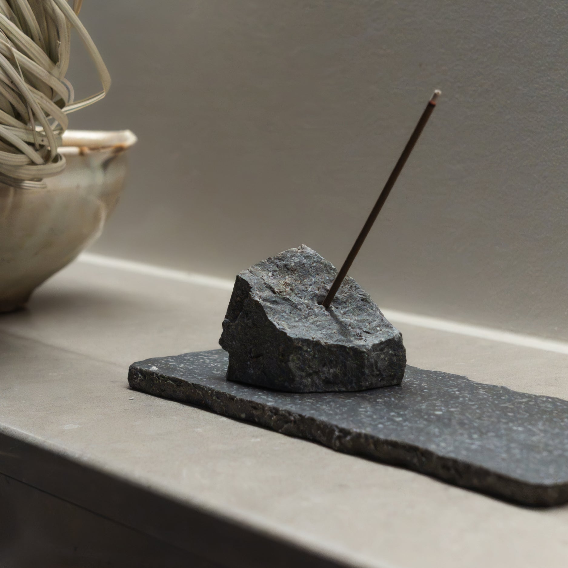 Stone Incense Stand Set