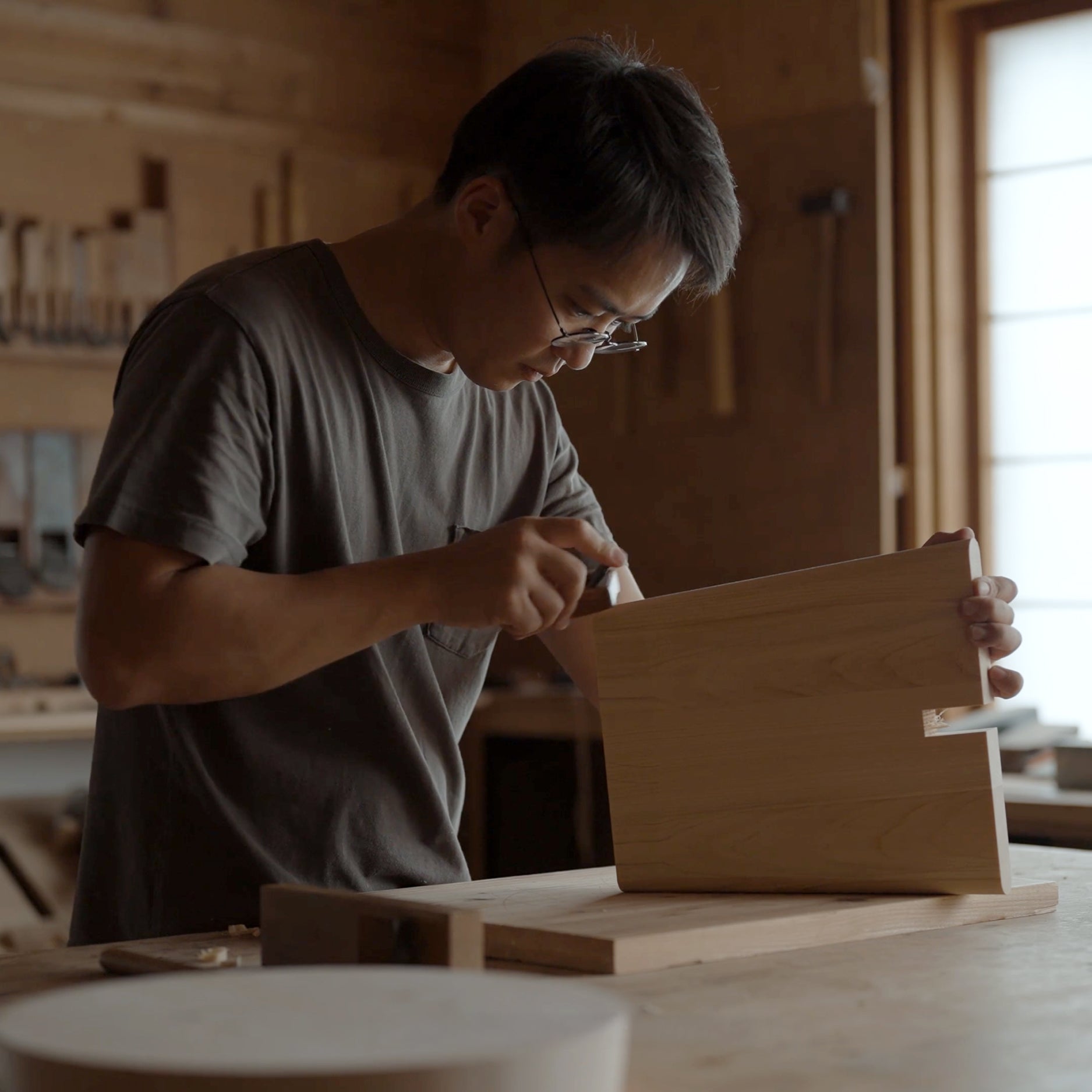 Joinery Stool Black | POJ Studio x Norm Architects