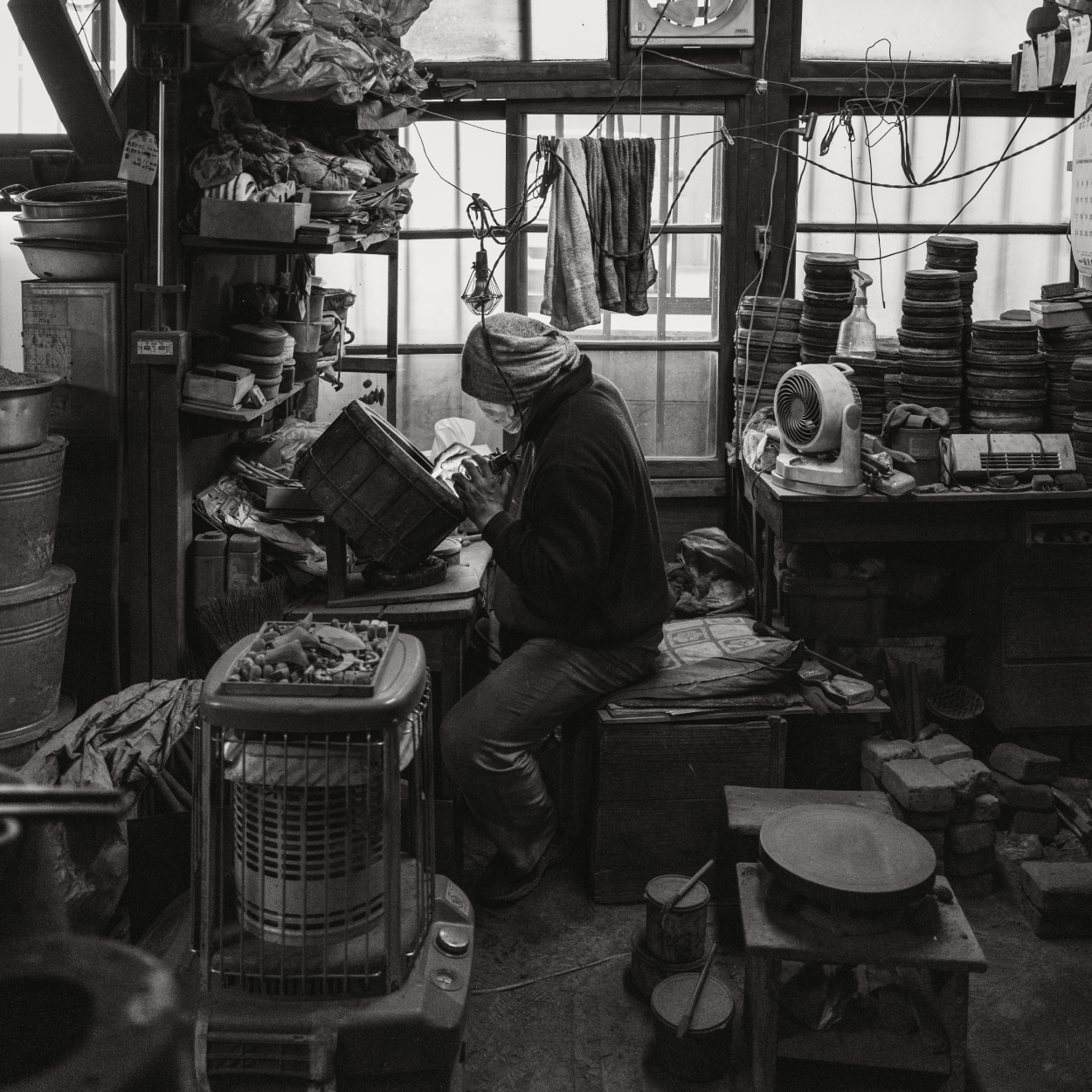 Cast Iron Incense Stand Set