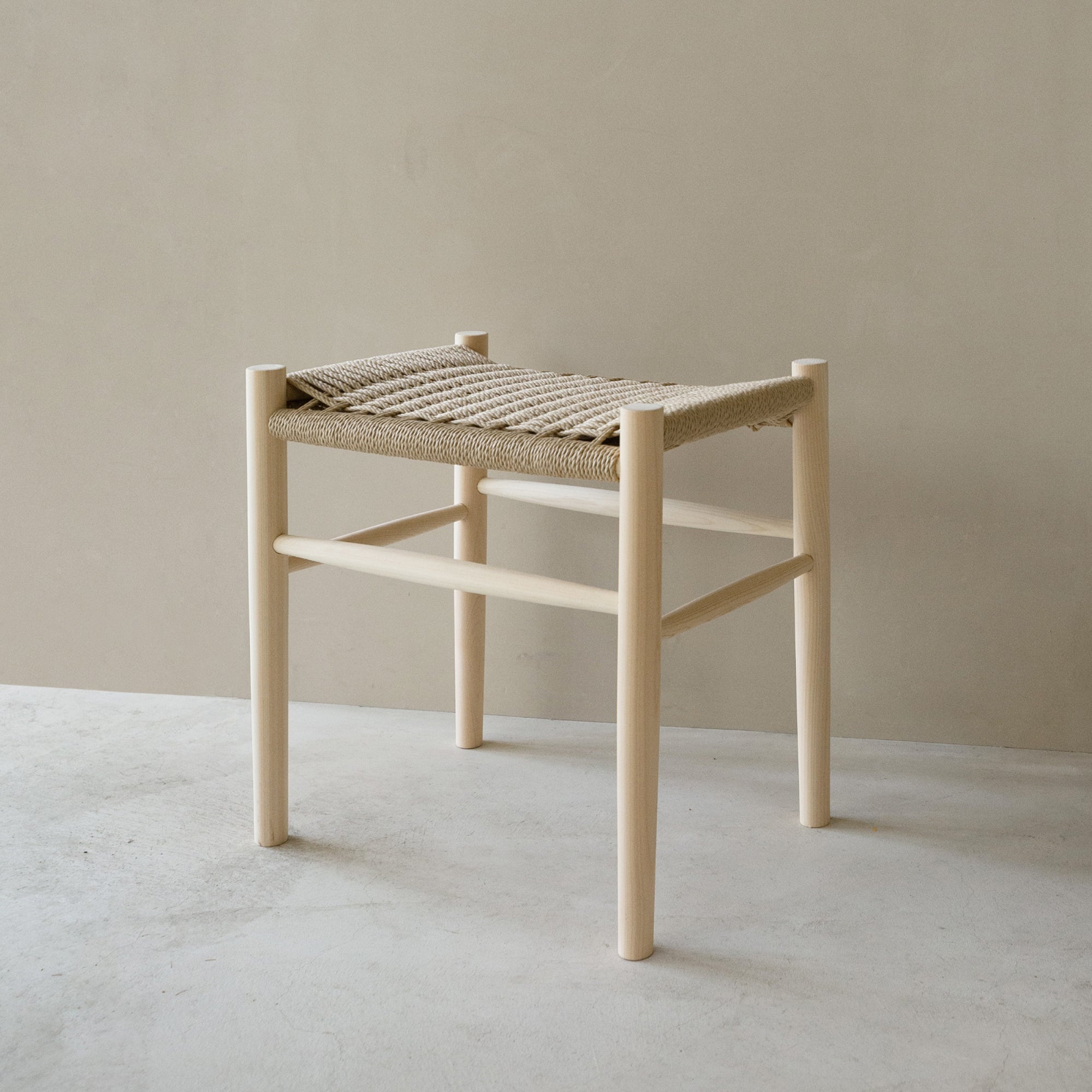 Paper Cord Regular Stool - Complete
