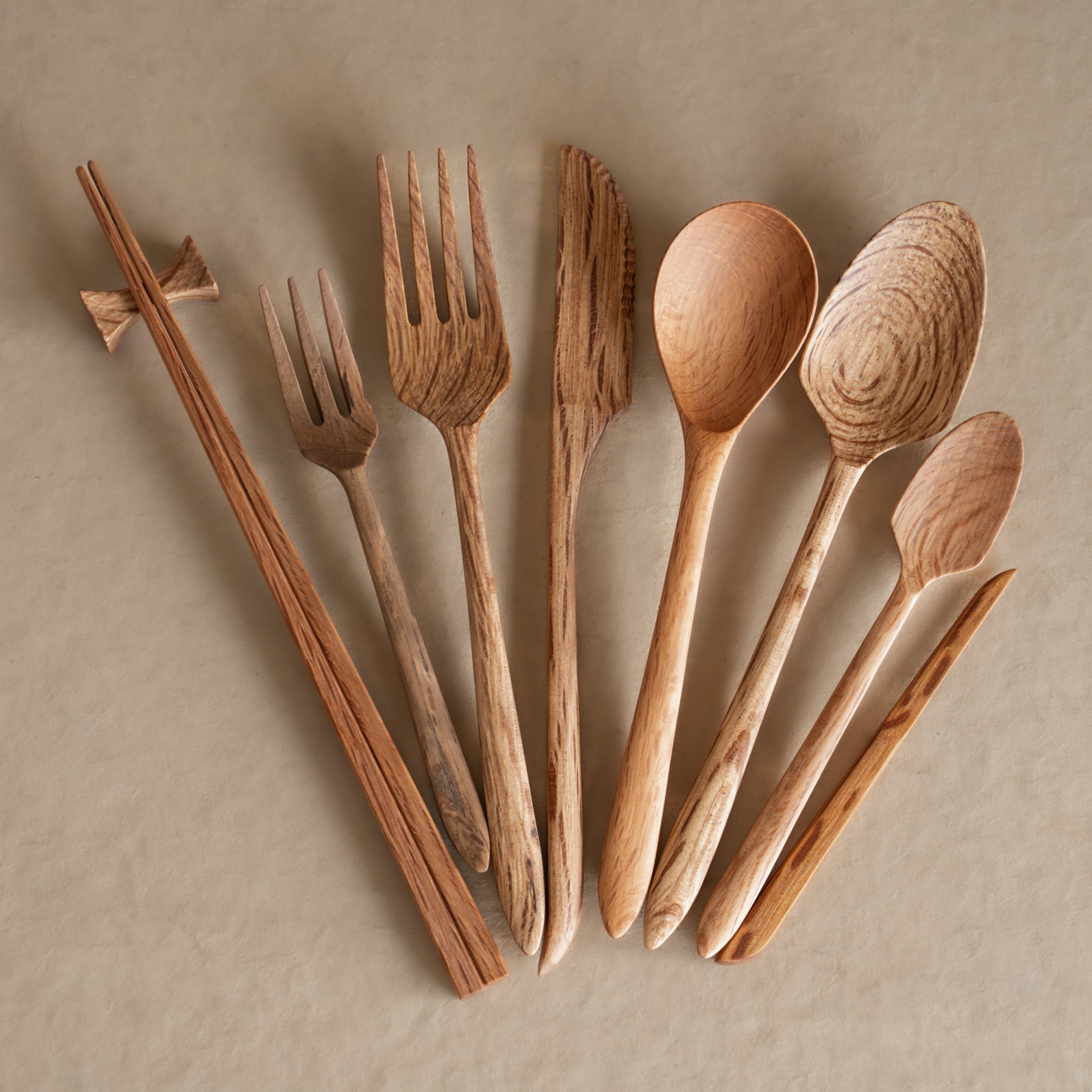 Wooden cutlery - Natural