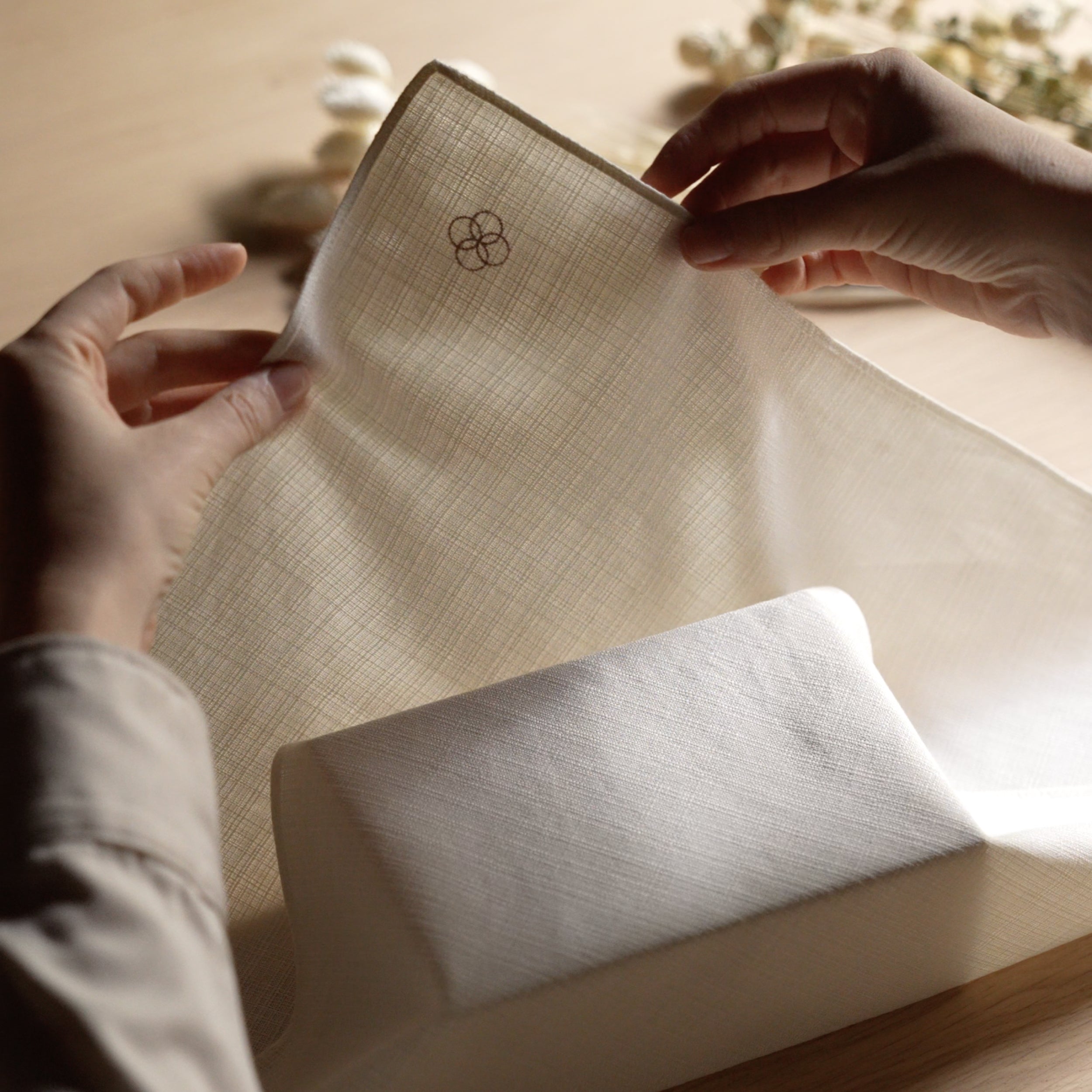 Organic Cotton Furoshiki - Brown