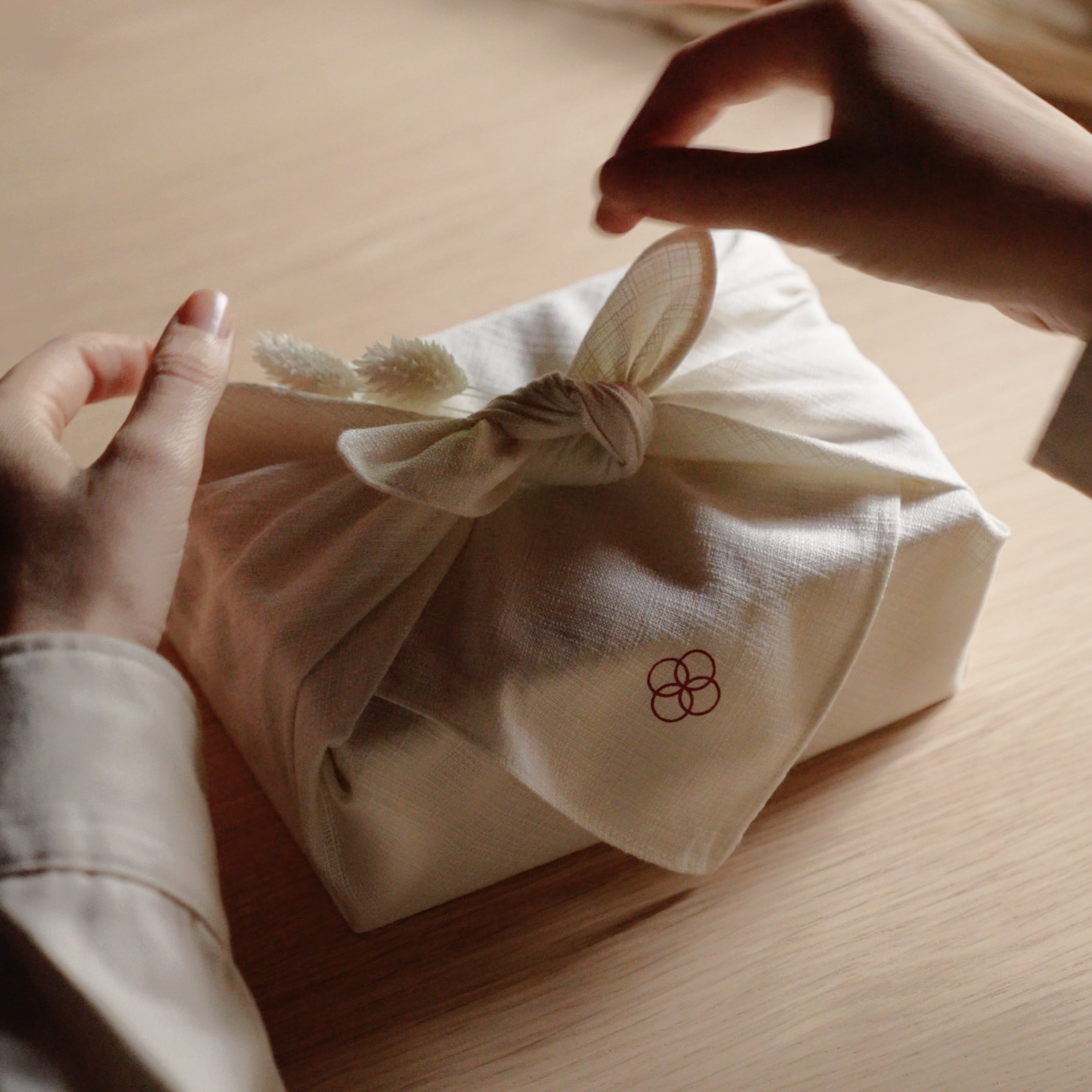 Organic Cotton Furoshiki - Brown