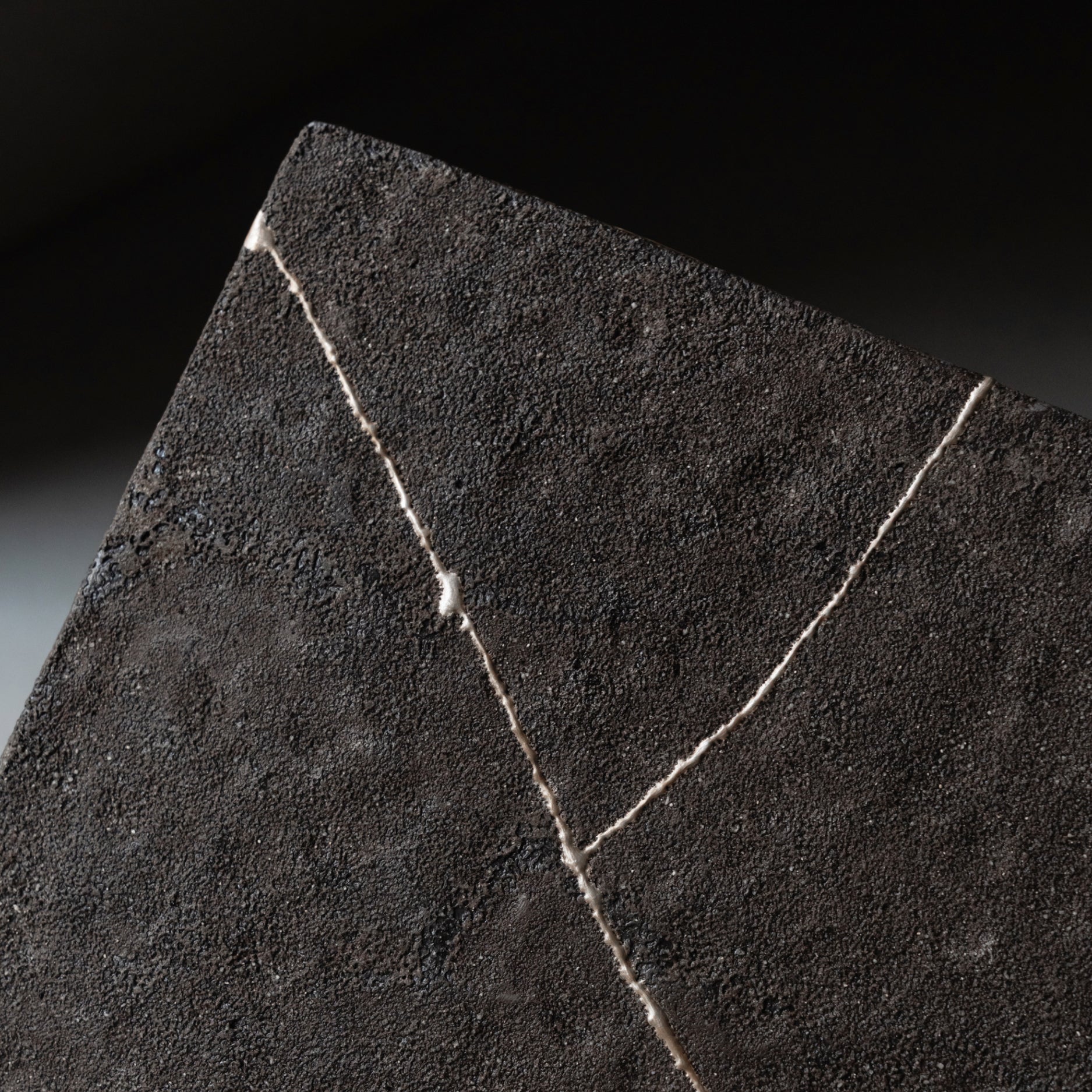 Kintsugi'd Rectangular Vase