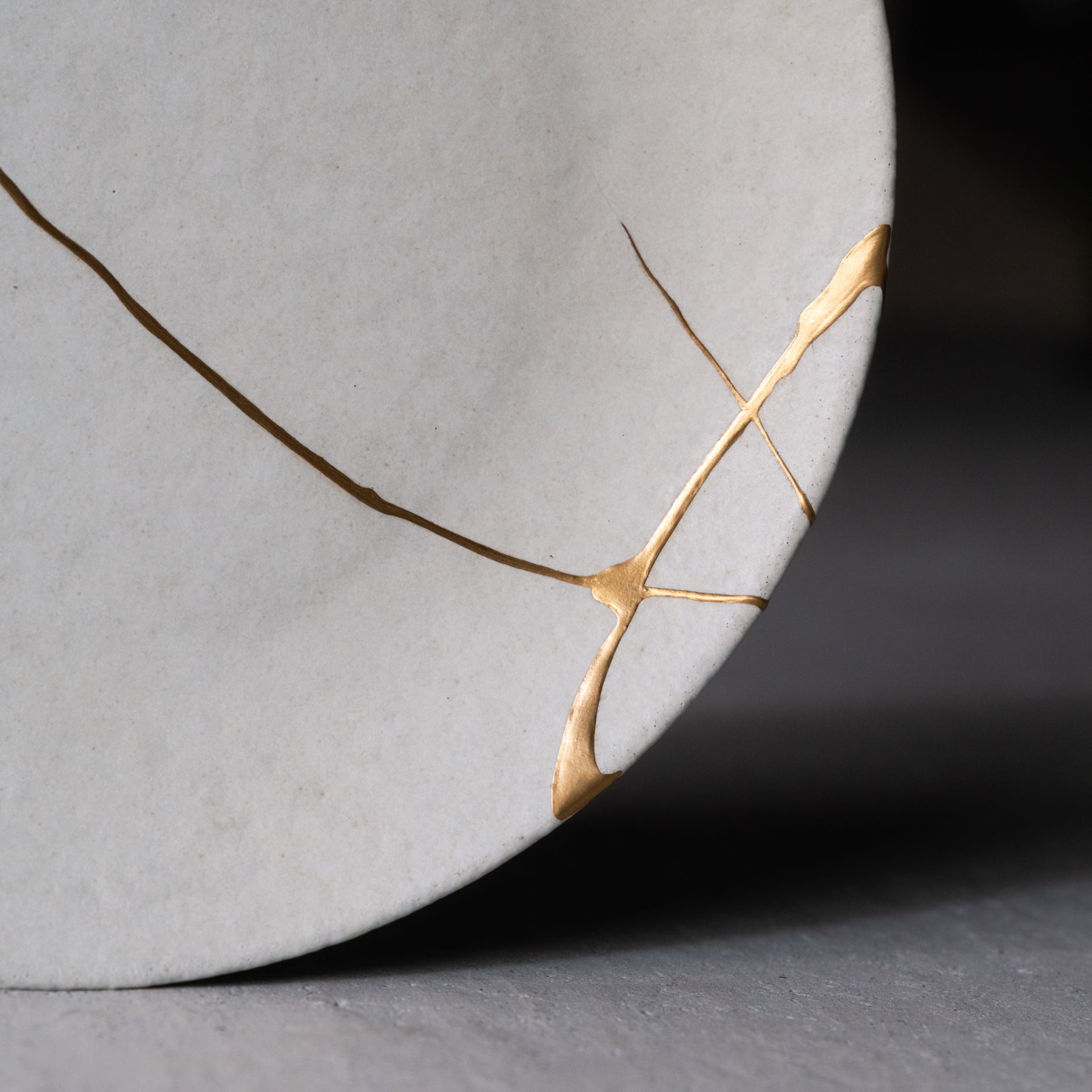 Kintsugi'd Breakfast Plate