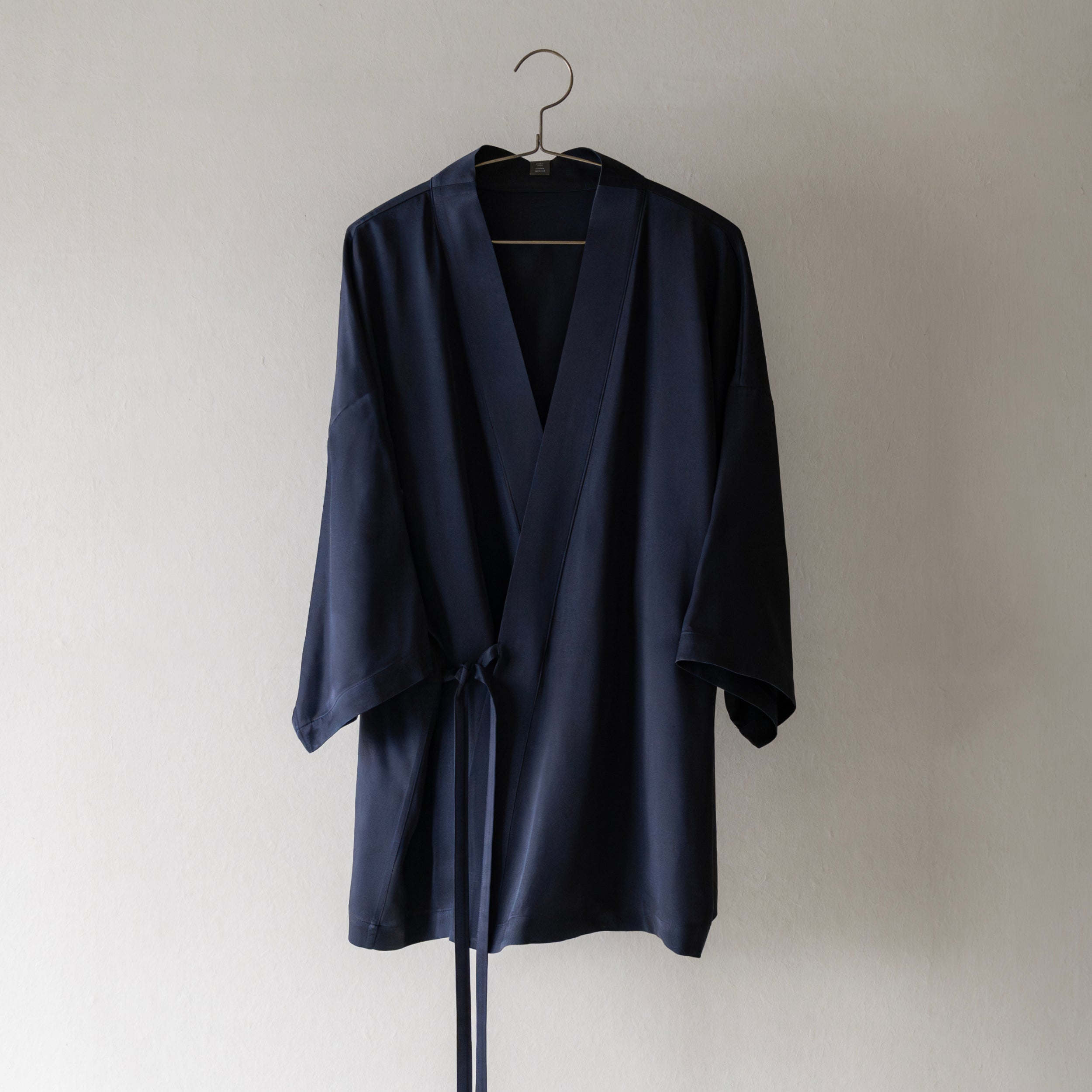 Silk Pajamas | Top - Navy