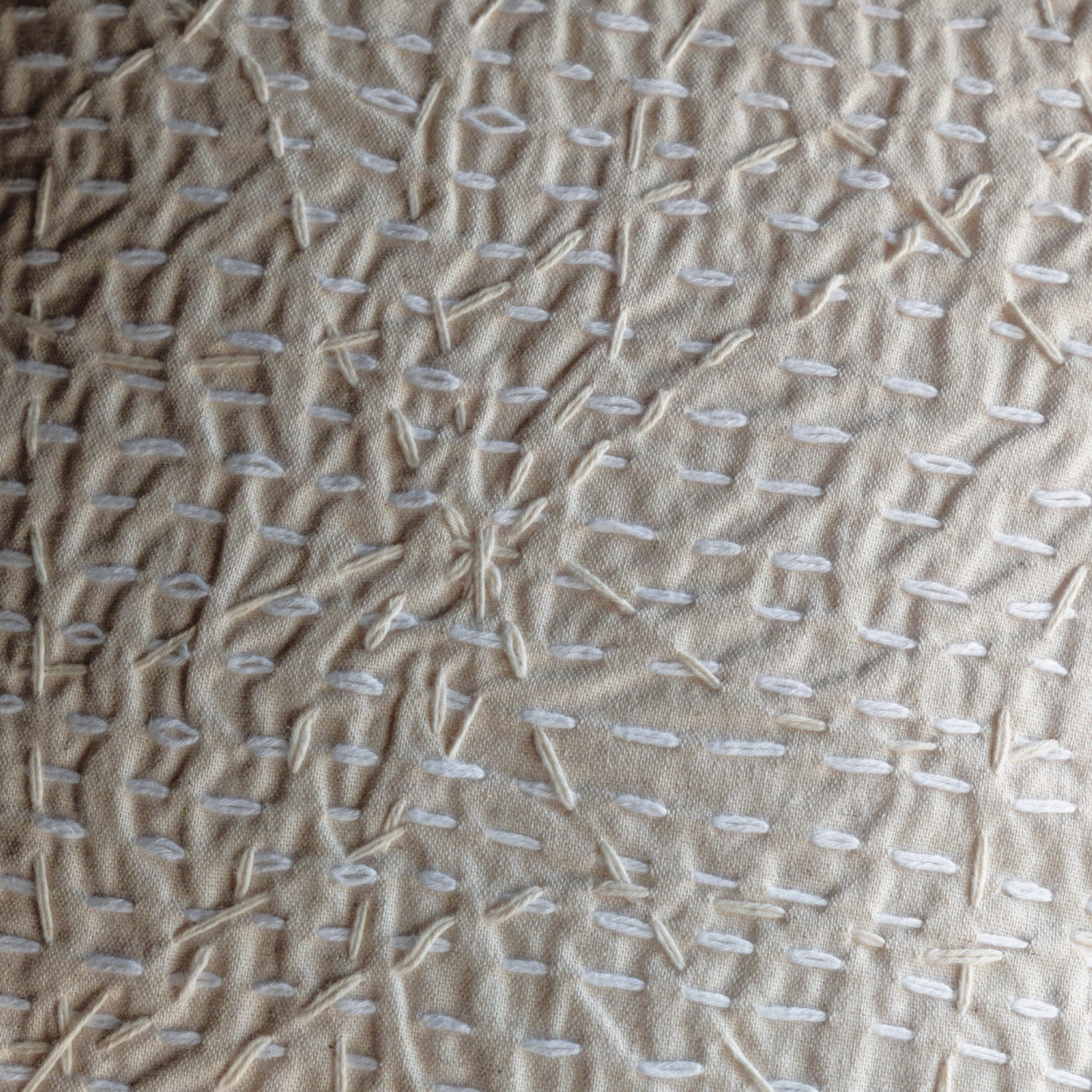 Sashiko Cushion Cover - Wave