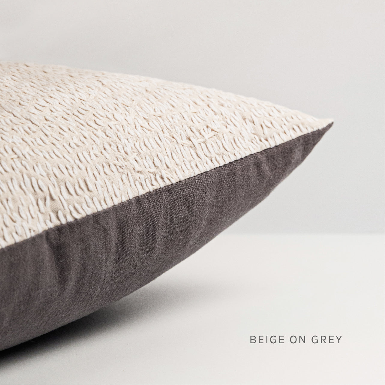 Sashiko Cushion Cover - Wave