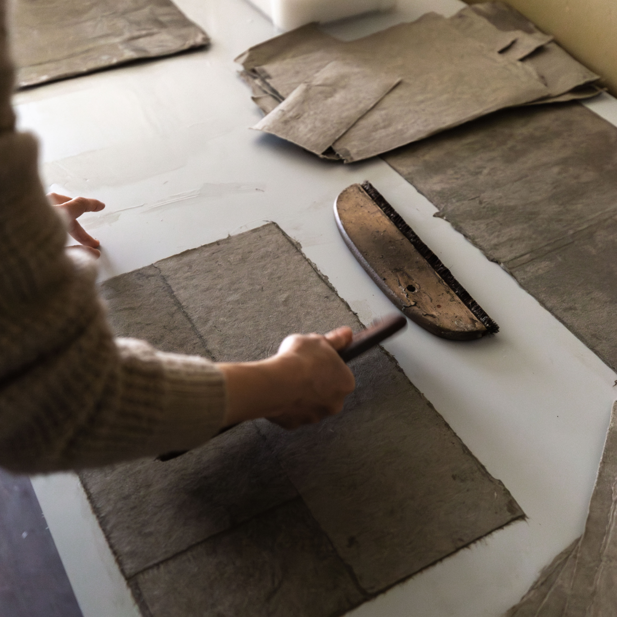 Washi Coaster - Dark