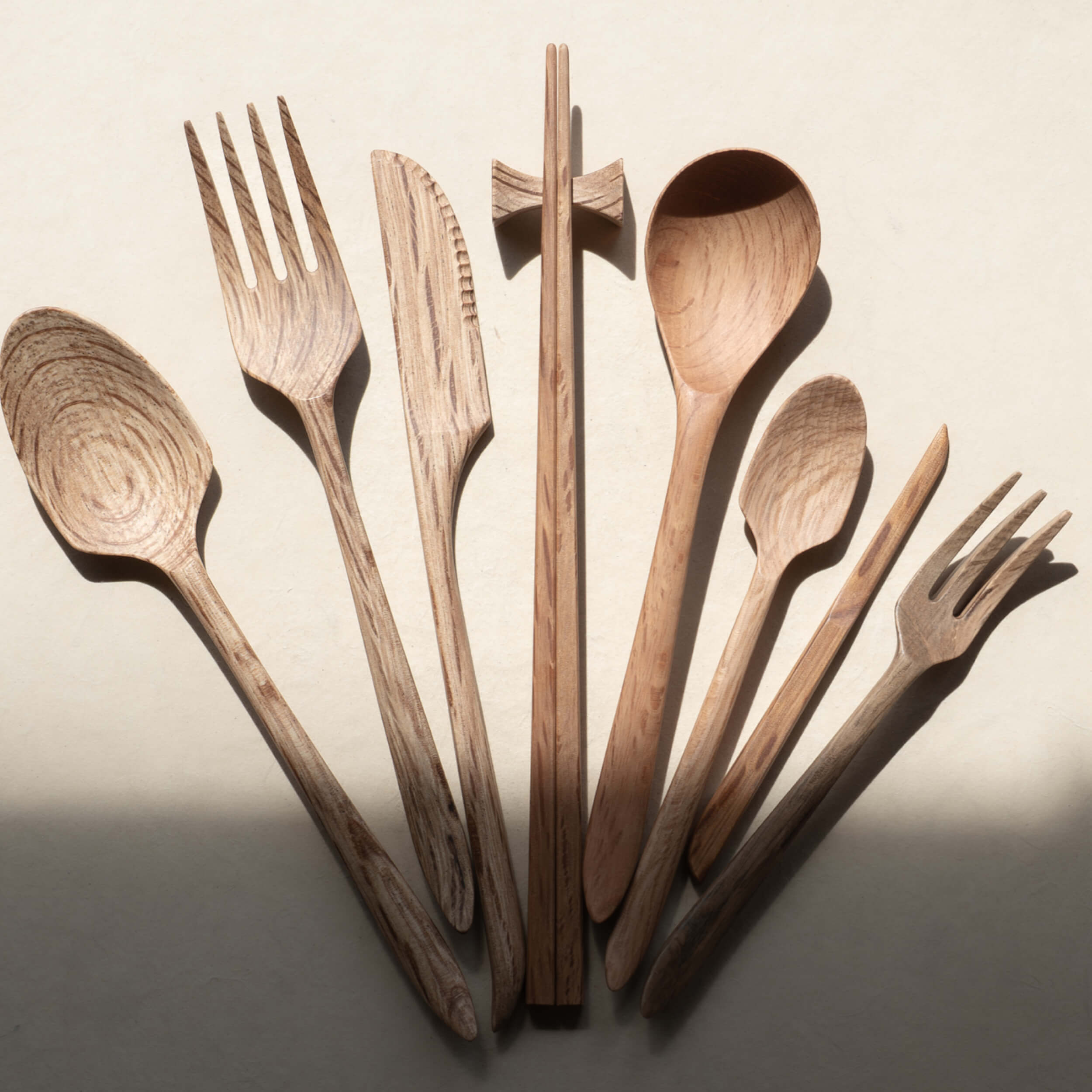 Wooden cutlery - Natural