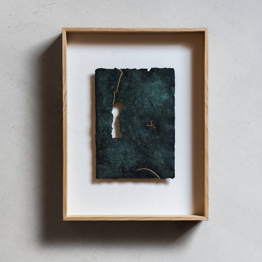 Kintsugi Wall Piece - Turquoise