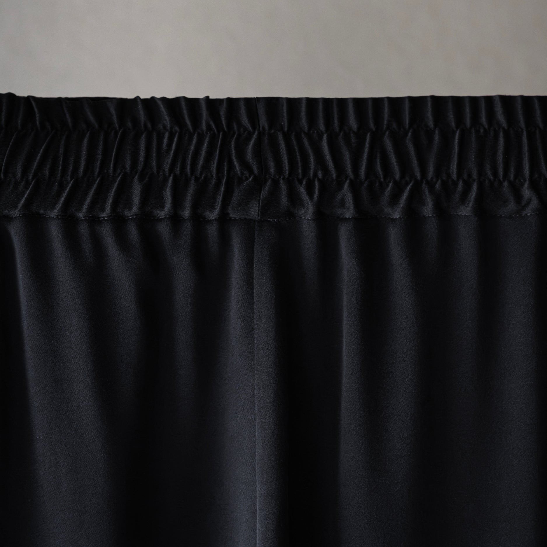 Silk Pajamas | Long Pants - Black