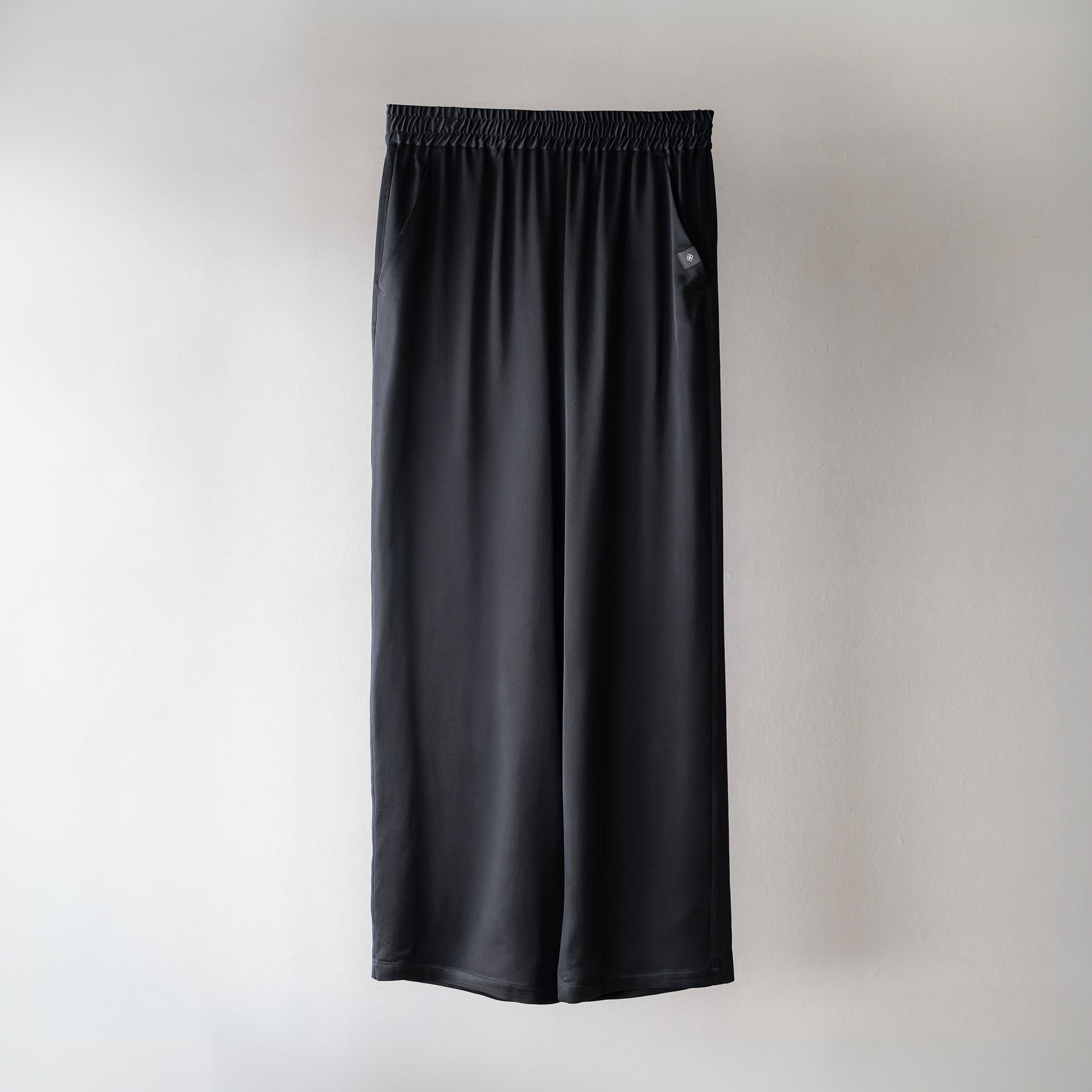 Silk Pajamas | Long Pants - Black