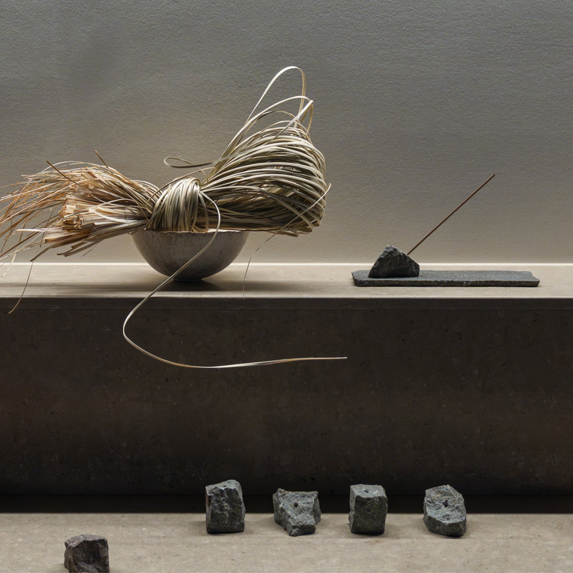 Stone Incense Stand Set
