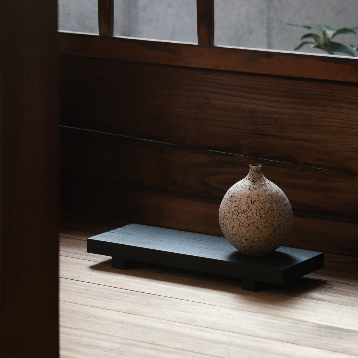 Hinoki Sushi Tray - Black