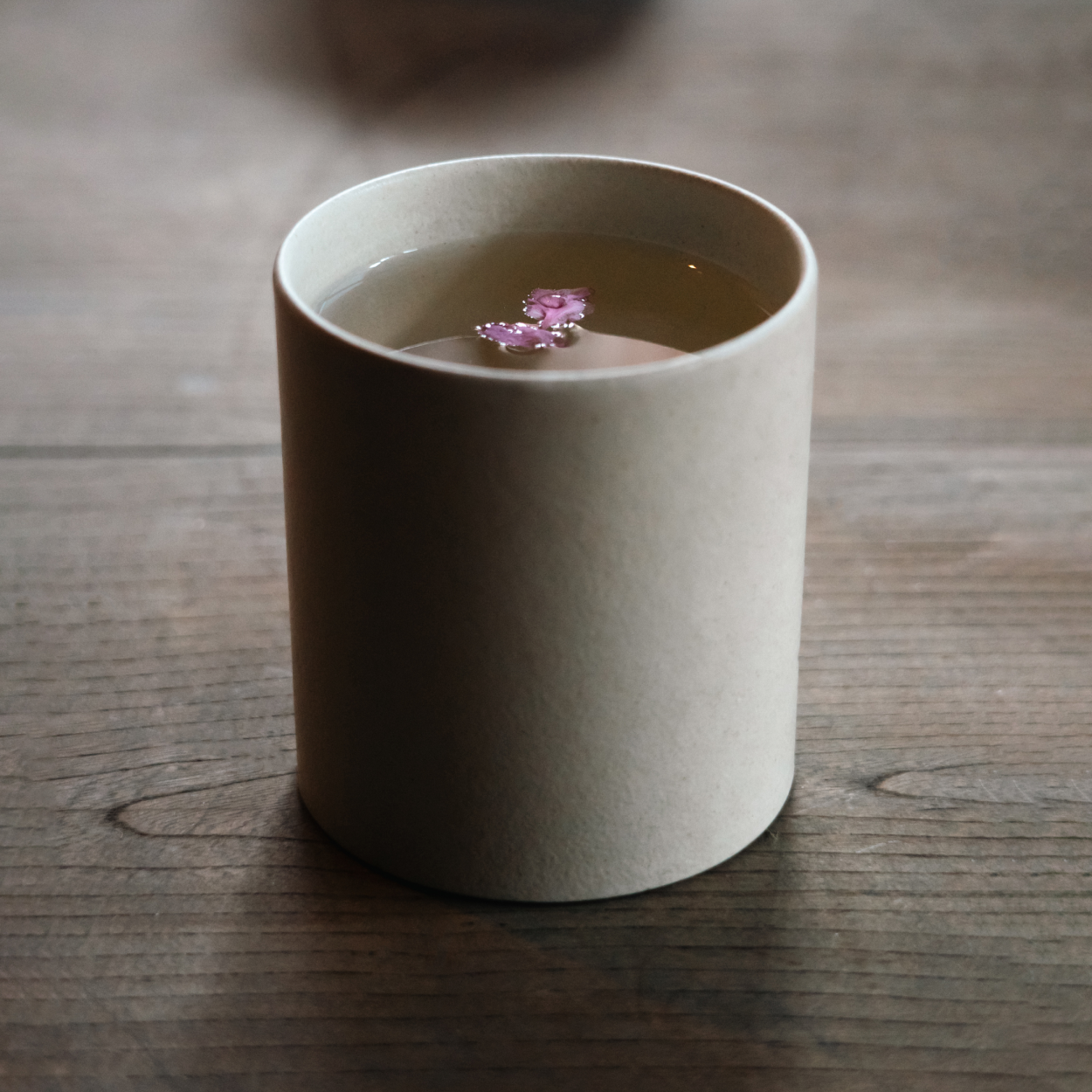 Shigaraki Cylinder Cup - White