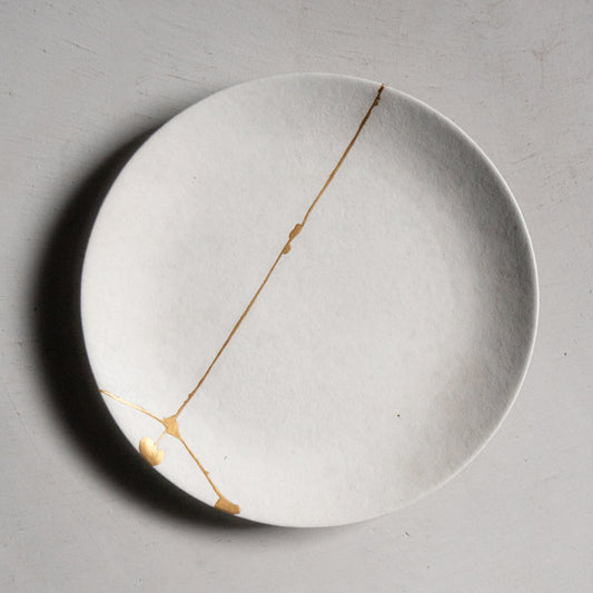 Kintsugi'd Dinner Plate