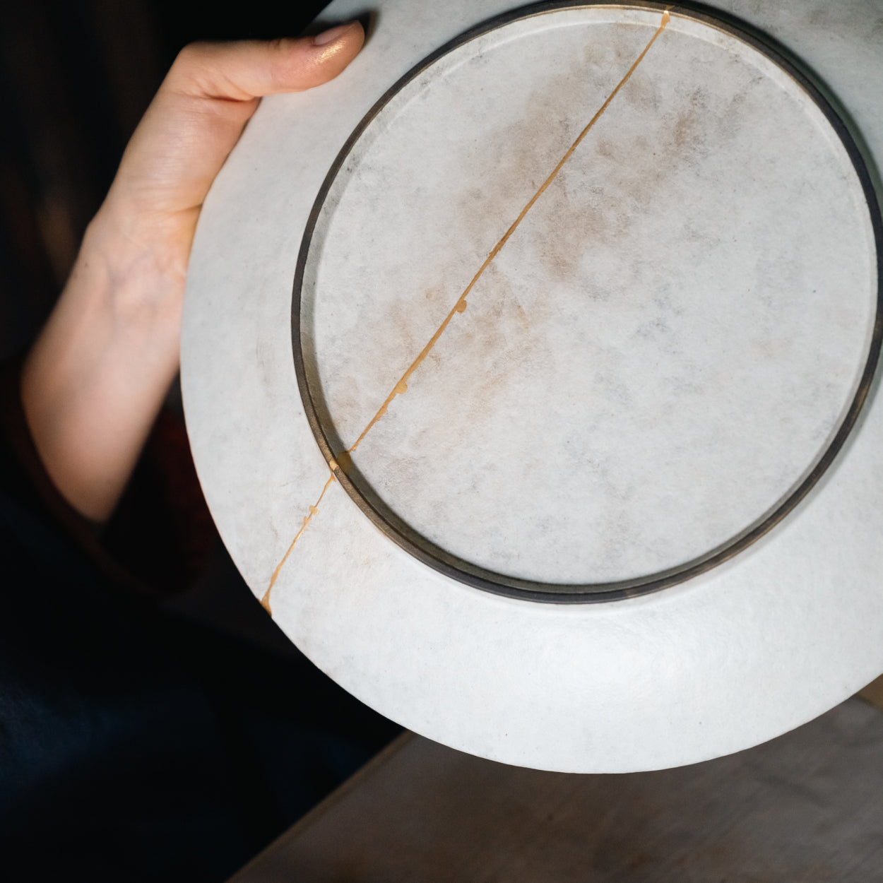 Kintsugi'd Dinner Plate