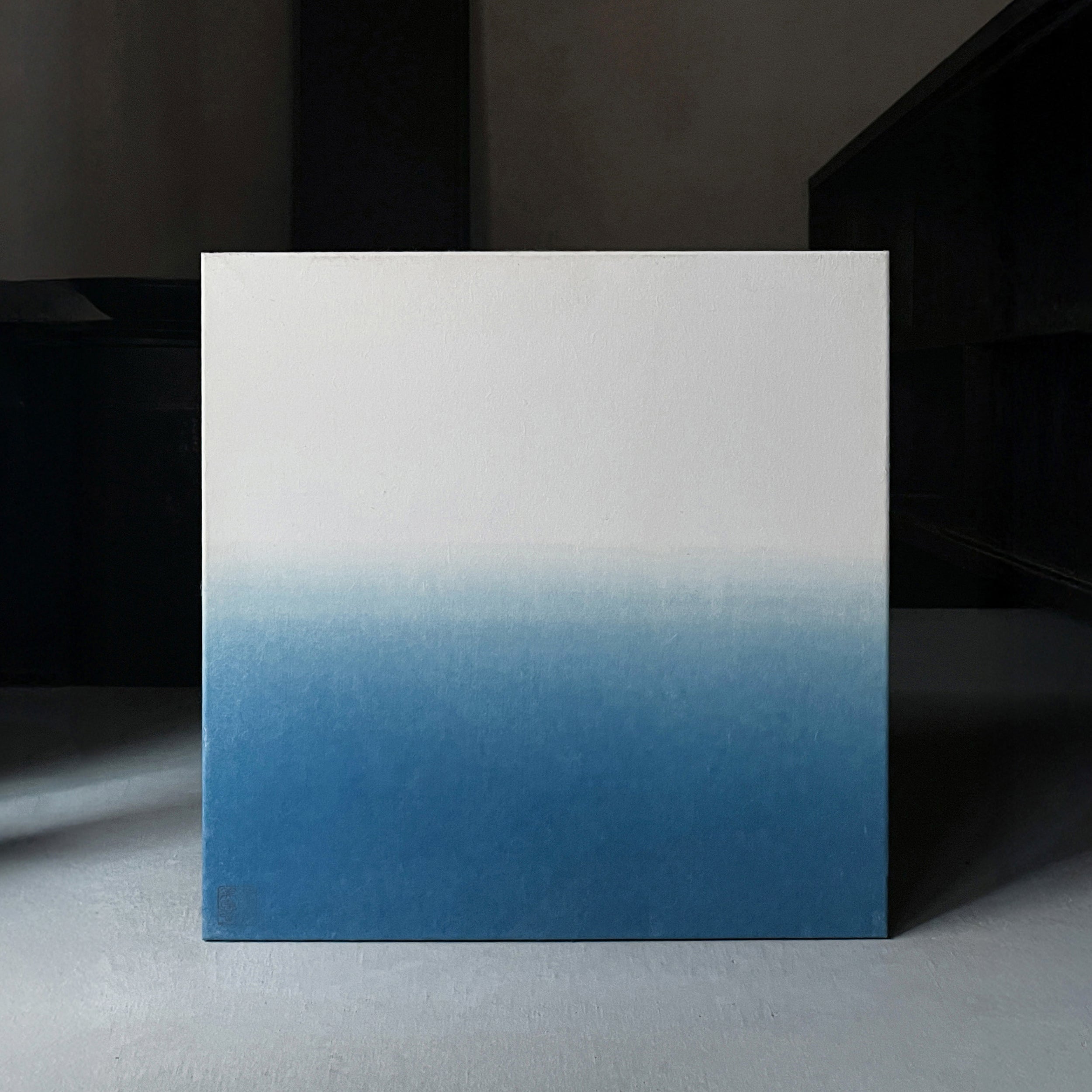 Indigo Washi Canvas - Horizon