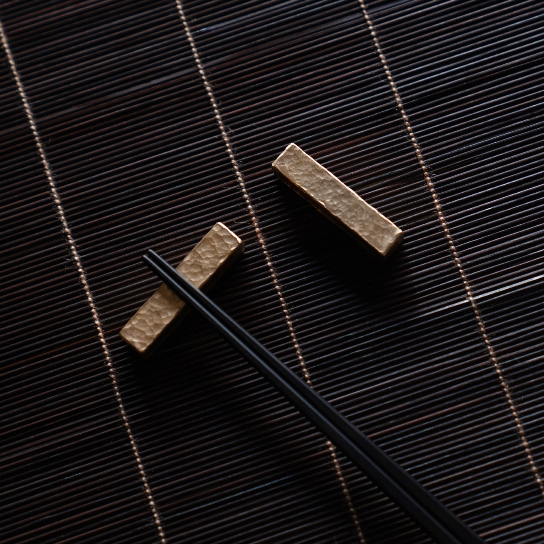 Brass Chopstick Rest Set