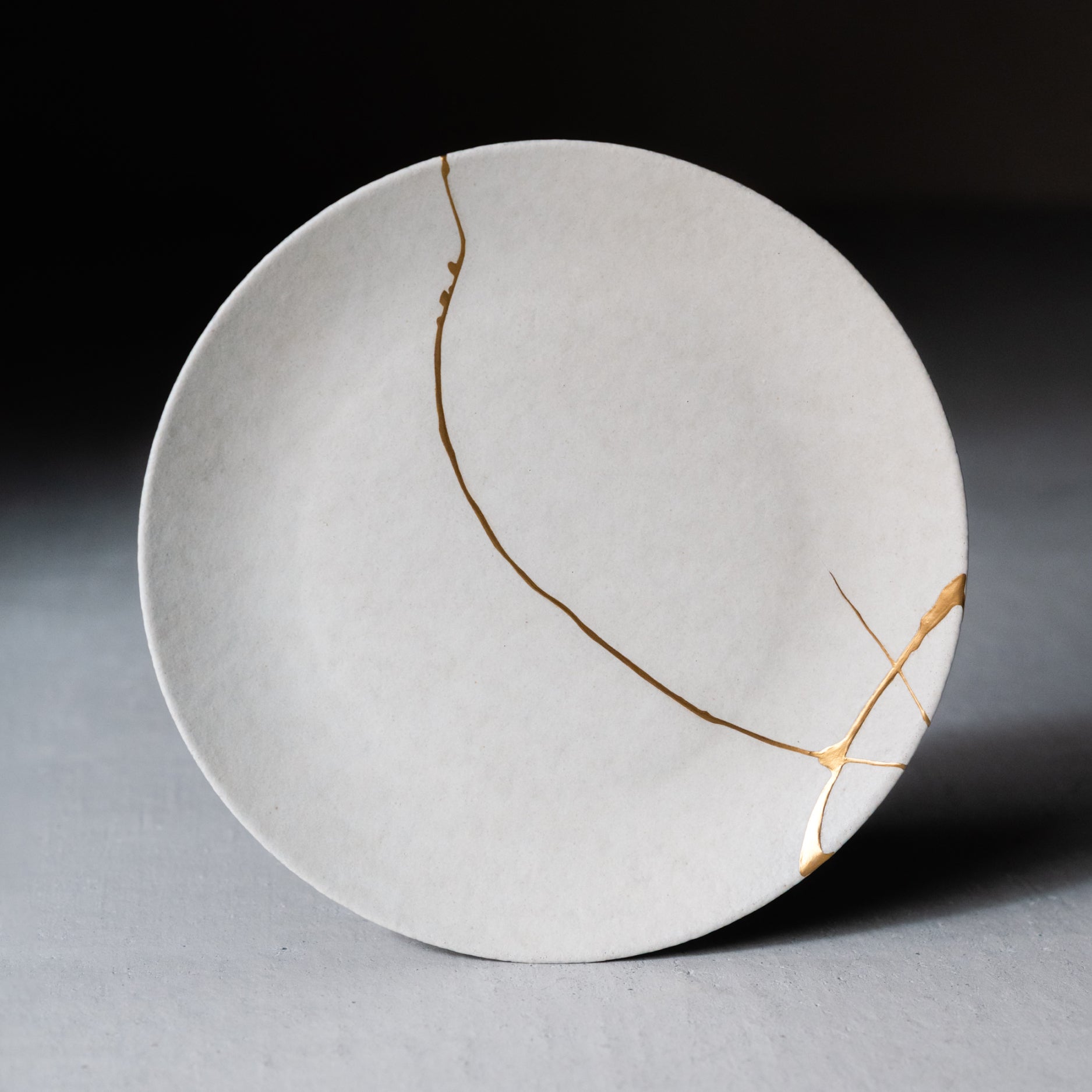 Kintsugi'd Breakfast Plate