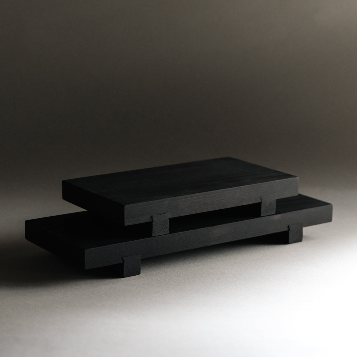 Hinoki Sushi Tray - Black