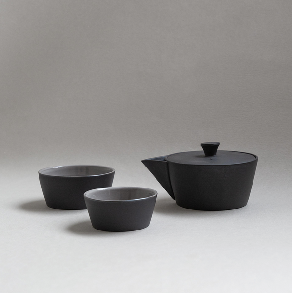 Enzo Black Ceramic Fluted Nesting Measuring Cups - World Market