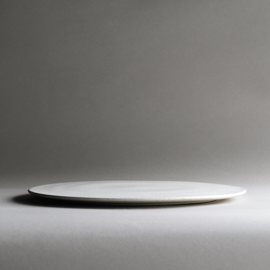 Shigaraki Flat Plates - White