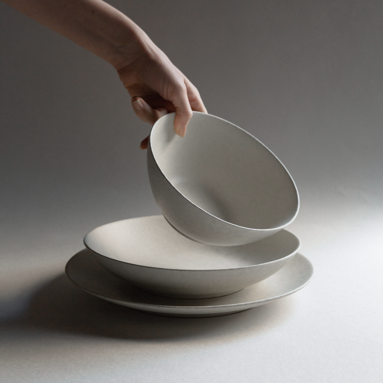 Shigaraki Dishes - White