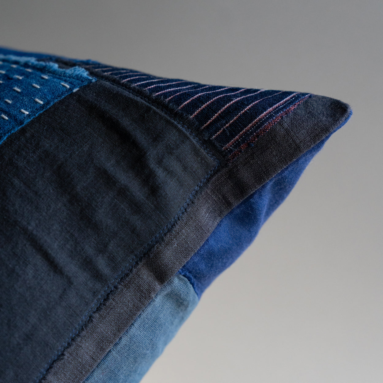 Sashiko Cushion Cover - Boro