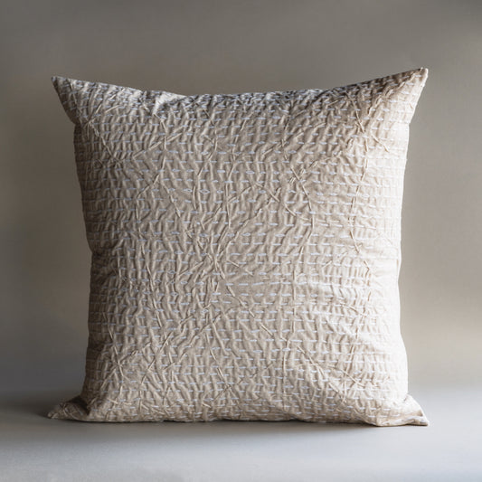 Sashiko Cushion Cover - Wave