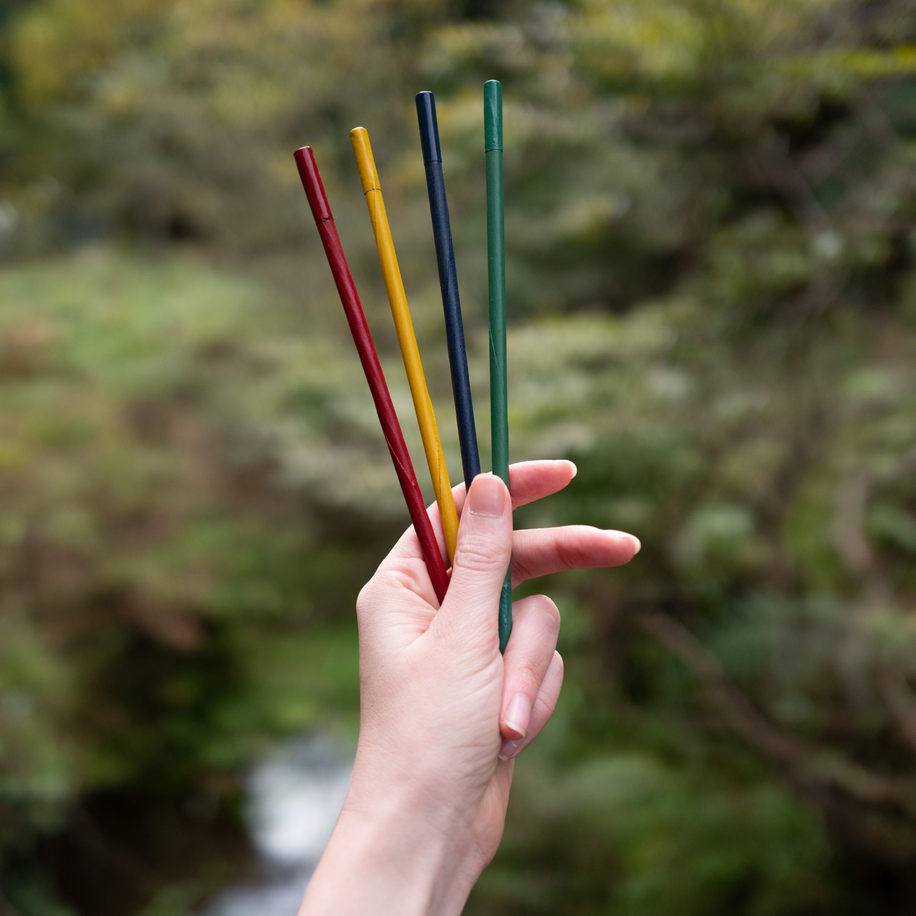 Urushi Lacquered Straws