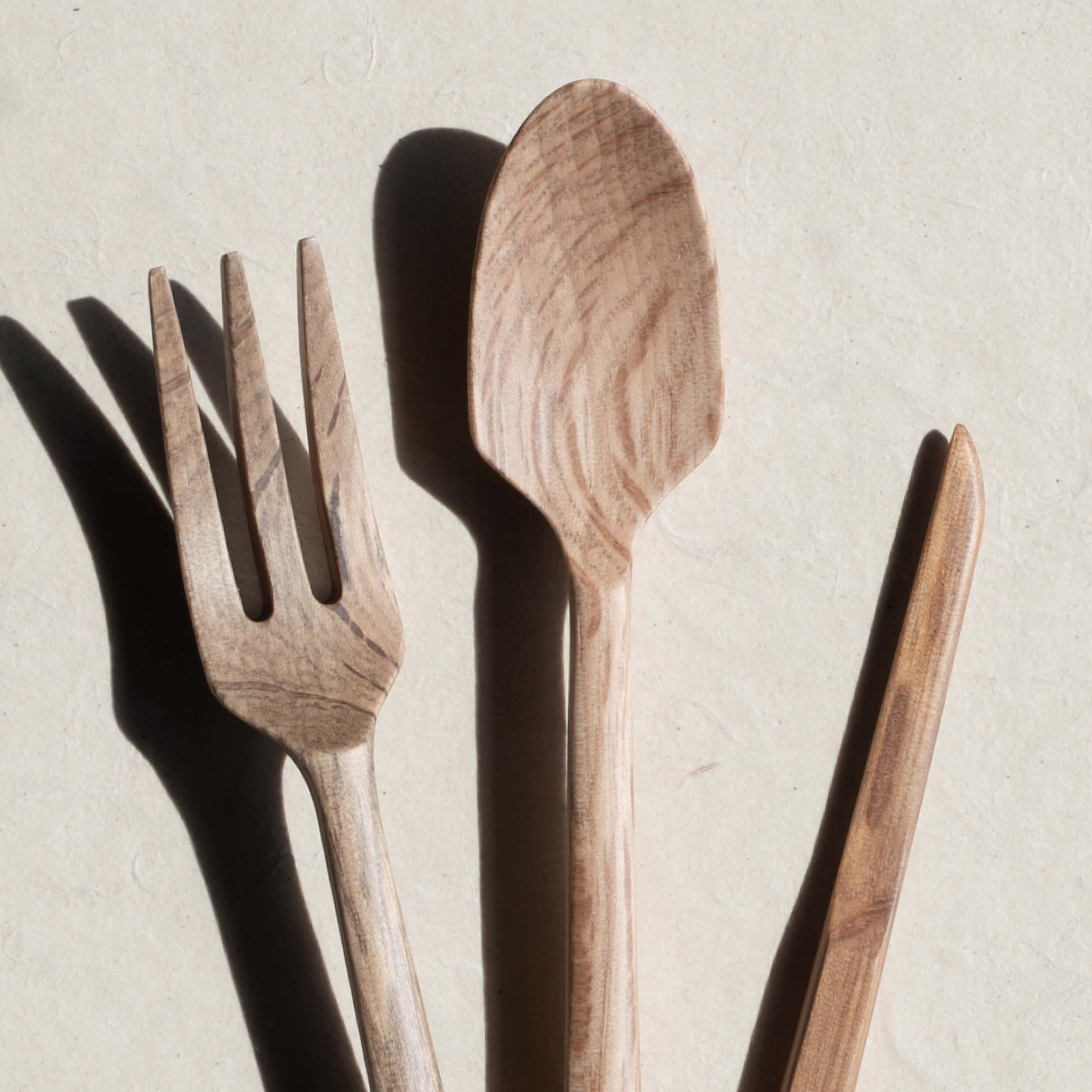 Wooden cutlery - Natural