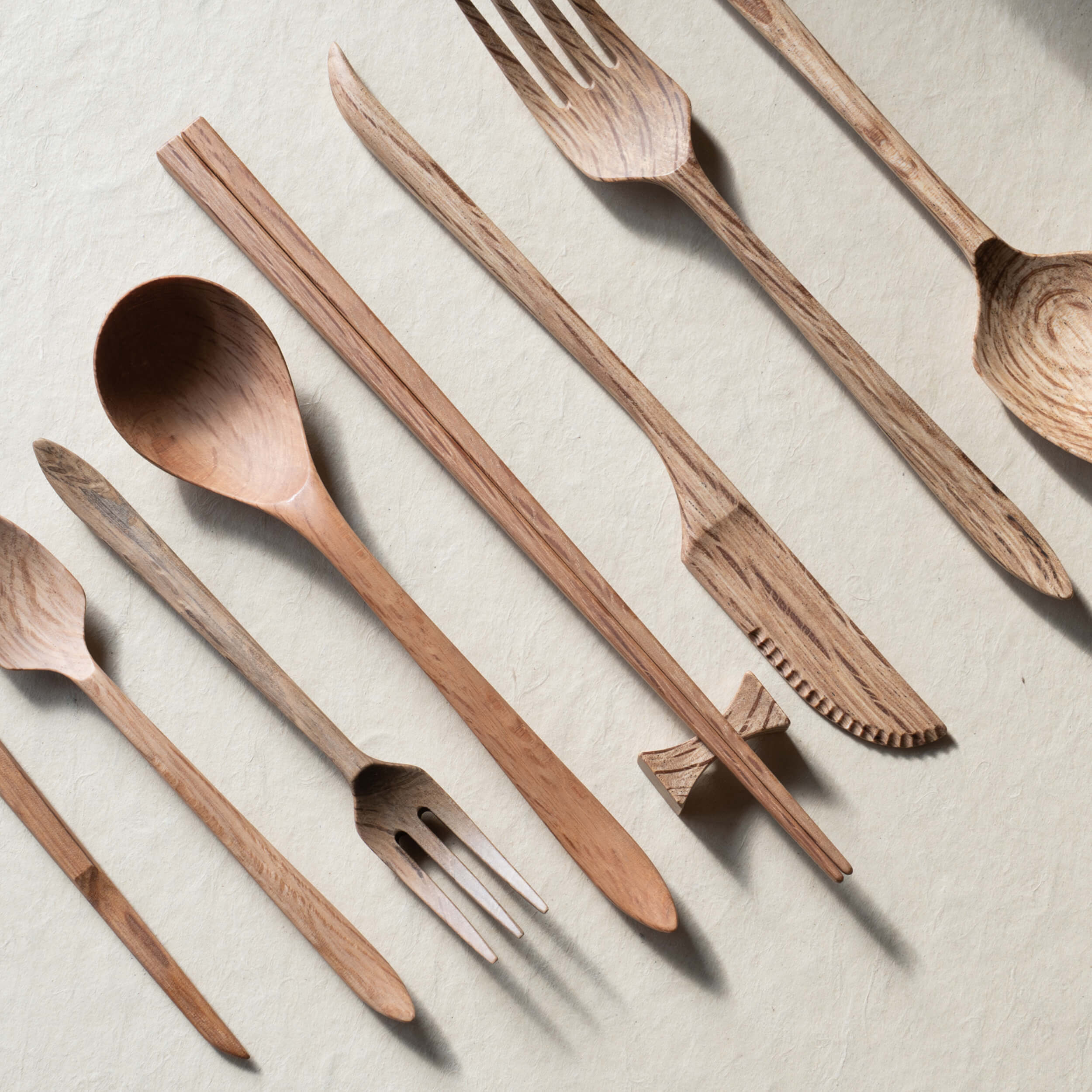 Wooden cutlery - Natural
