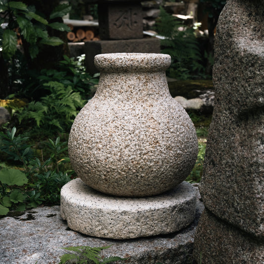 Large Stone Seed Vase