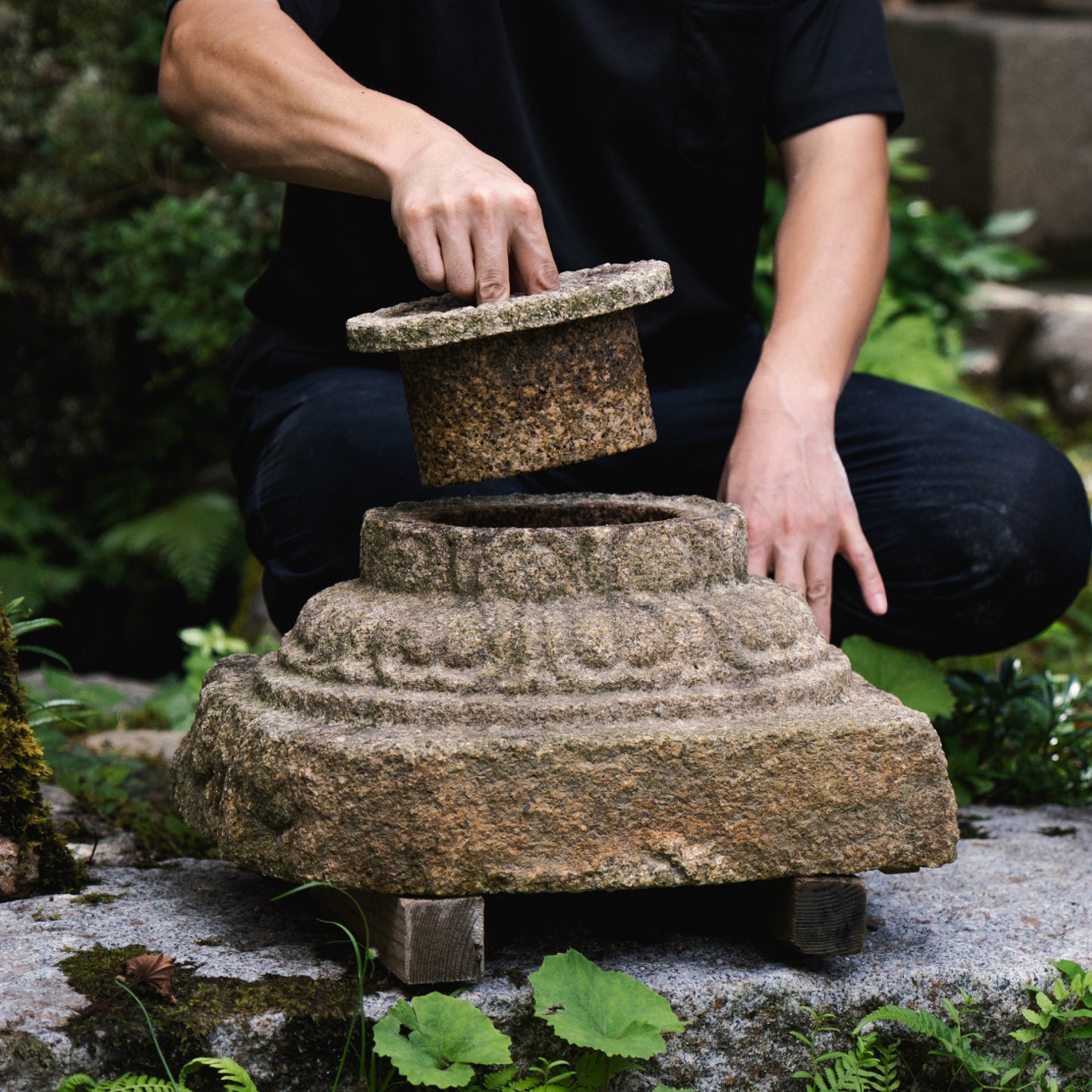 Stone Umbrella Stand