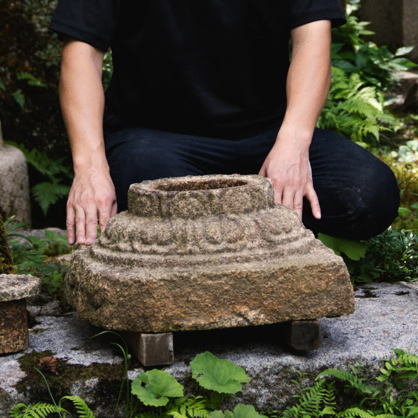 Stone Umbrella Stand