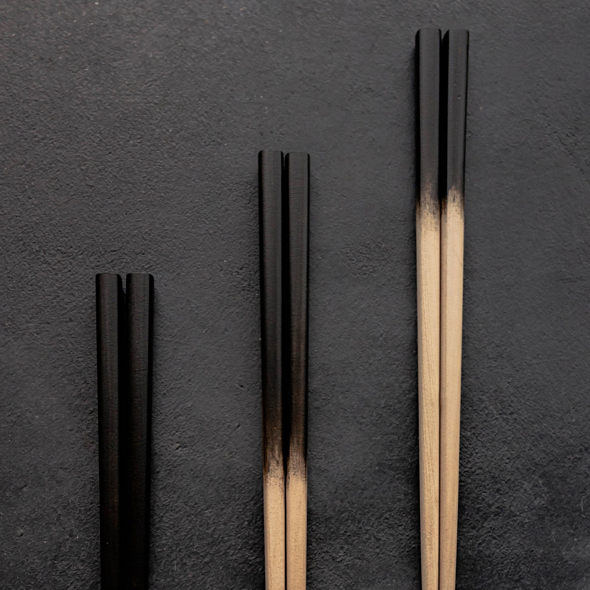 Chopsticks treated with fukiurushi