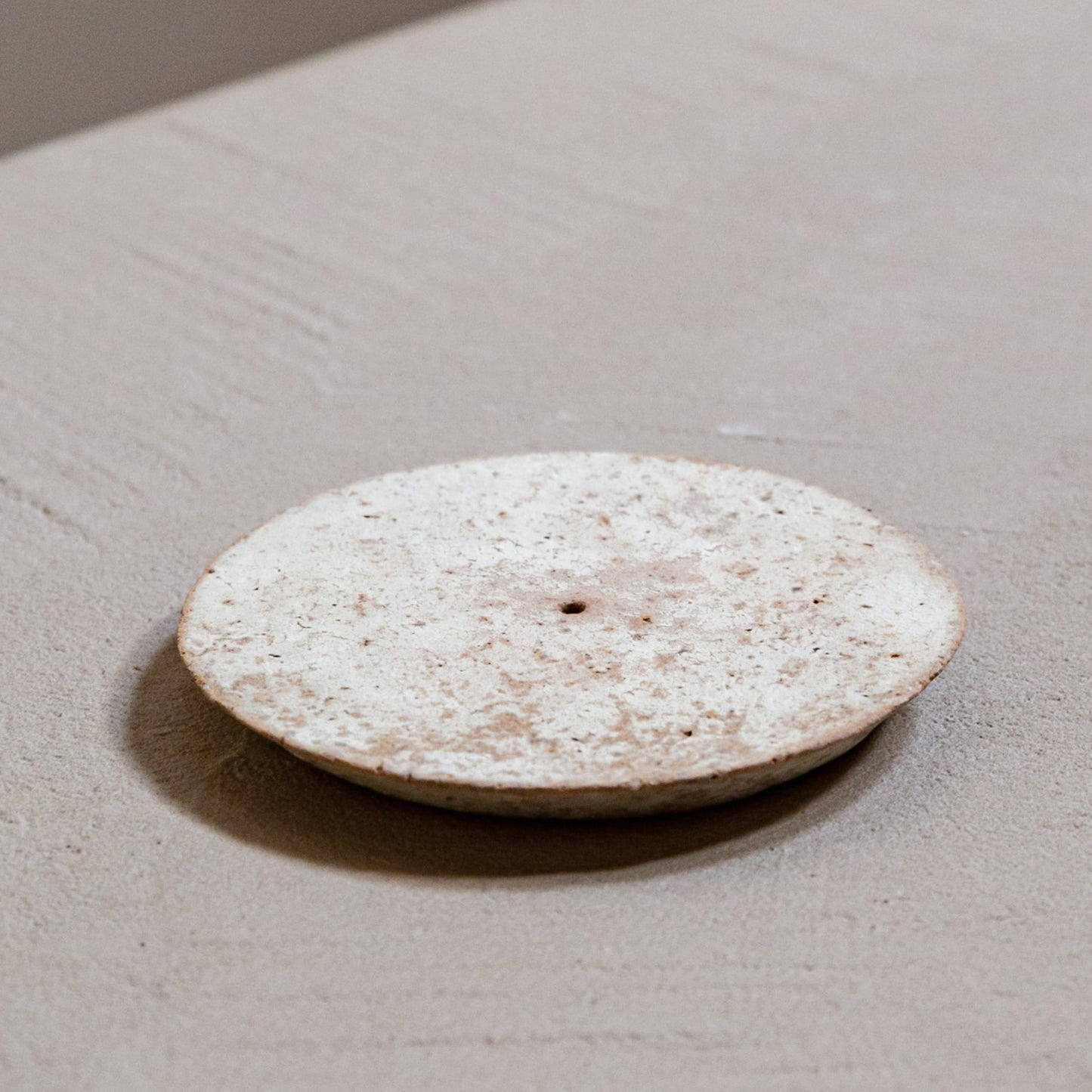 Ceramic Incense Plate - White